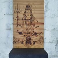 Altar Shiva Pirografado