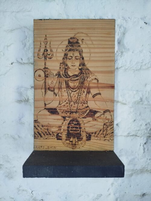 Altar Shiva Pirografado